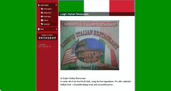 Desktop Screenshot of luigipizzawf.com